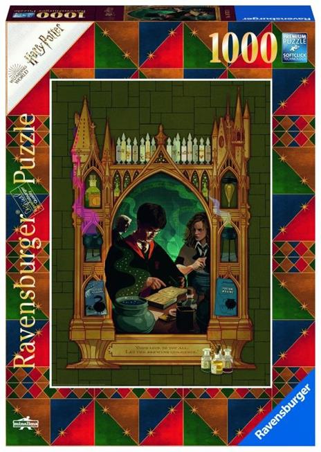 Ravensburger - Puzzle Harry Potter F, Collezione Book Edition, 1000 Pezzi, Puzzle Adulti