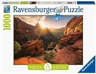 Ravensburger - Puzzle Zion Canyon USA, Collezione Nature Edition, 1000 Pezzi, Puzzle Adulti