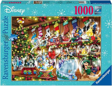 Ravensburger - Puzzle Disney Christmas, 1000 Pezzi, Puzzle Adulti