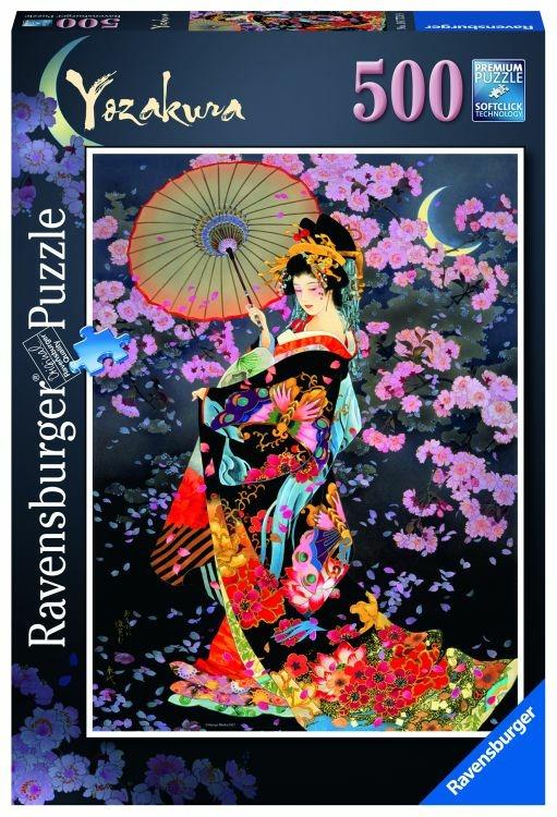 Ravensburger - Puzzle Yozakura 500 Pezzi Puzzle Adulti