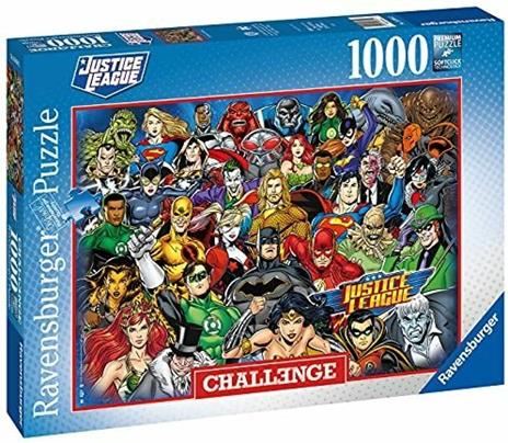 Ravensburger - Puzzle DC Comics Challenge, Collezione Challenge, 1000 Pezzi, Puzzle Adulti - 2