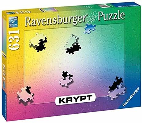 Ravensburger - Puzzle Krypt Gradient, 631 Pezzi, Puzzle Adulti - 2
