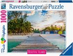 Ravensburger - Puzzle Isola Caraibica, Collezione Beautiful Islands, 1000 Pezzi, Puzzle Adulti