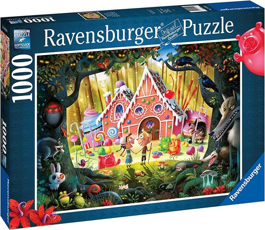 Ravensburger - Puzzle Hansel & Gretel, 1000 Pezzi, Puzzle Adulti - 2