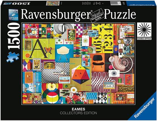 Ravensburger - Puzzle Eames House of Cards, 1500 Pezzi, Puzzle Adulti - 2