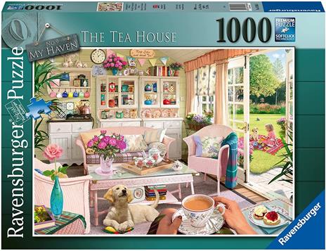 Ravensburger - Puzzle L'ora del te, 1000 Pezzi, Puzzle Adulti - 2
