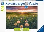 Ravensburger - Puzzle Denti di Leone al Tramonto, 500 Pezzi, Puzzle Adulti