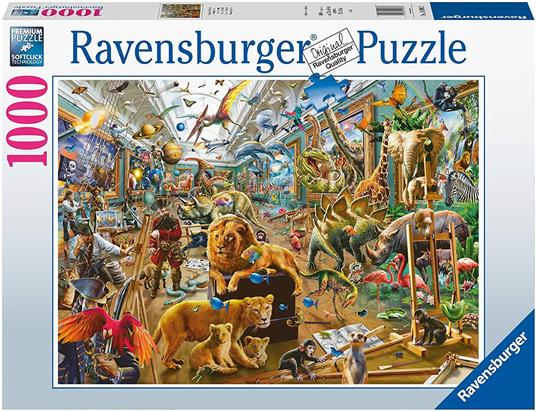 Ravensburger - Puzzle Il museo vivente, 1000 Pezzi, Puzzle Adulti