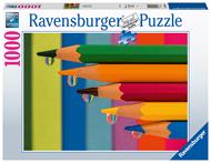 Ravensburger - Puzzle Matite Colorate, 1000 Pezzi, Puzzle Adulti