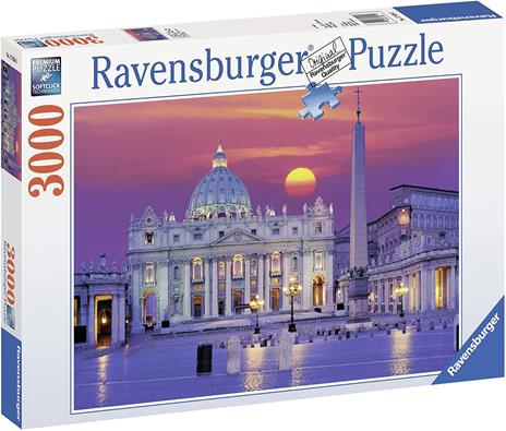 Ravensburger - Puzzle Basilica di San Pietro, 3000 Pezzi, Puzzle Adulti - 5