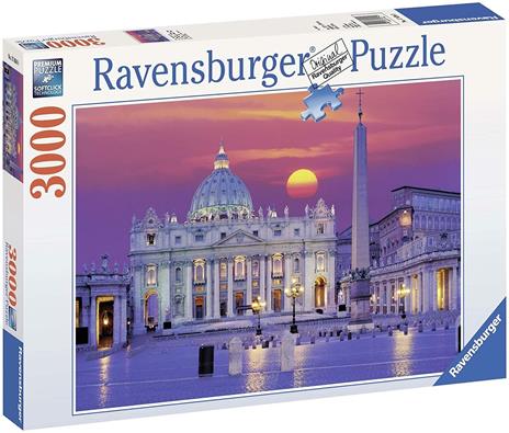 Ravensburger - Puzzle Basilica di San Pietro, 3000 Pezzi, Puzzle Adulti - 6