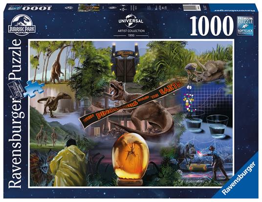 Ravensburger - Puzzle Jurassic Park 1000 Pezzi Puzzle Adulti