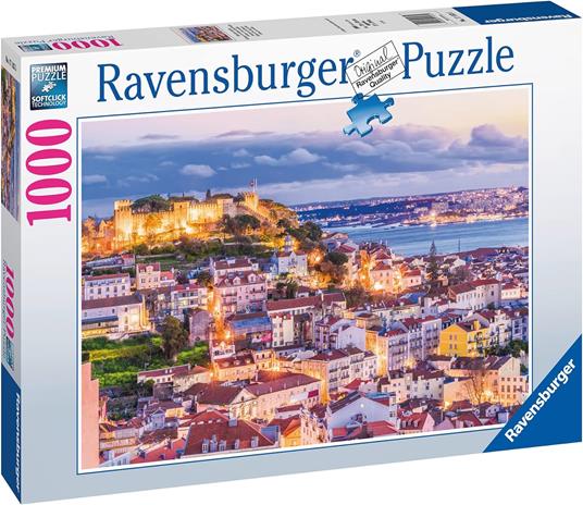 Ravensburger - Puzzle Lisbona, 1000 Pezzi, Puzzle Adulti - 3