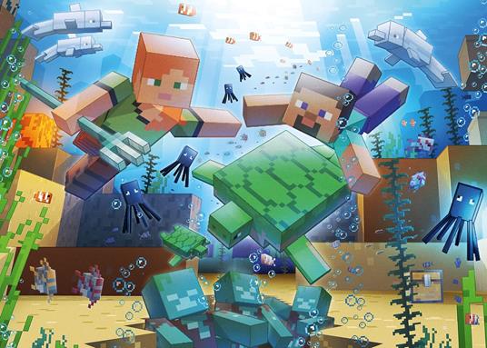 Ravensburger - Puzzle Minecraft Mosaic, 1000 Pezzi, Idea regalo, per Lei o Lui, Puzzle Adulti