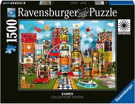 Ravensburger - Puzzle Eames House of Cards Fantasy, 1500 Pezzi, Puzzle Adulti - 2