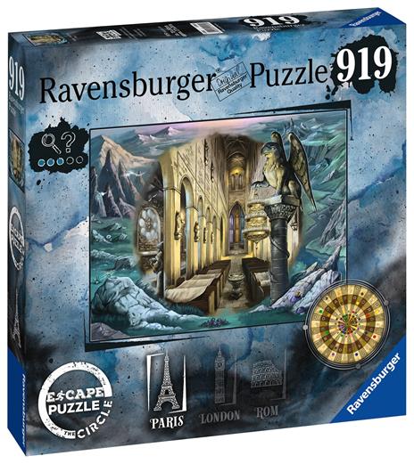 Ravensburger Puzzle The Circle in Paris, Escape The Circle Puzzle, 920 pezzi, Puzzle Adulti