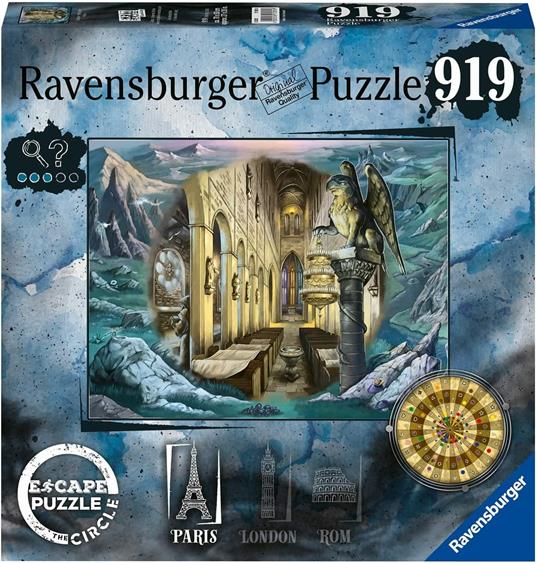 Ravensburger Puzzle The Circle in Paris, Escape The Circle Puzzle, 920 pezzi, Puzzle Adulti - 2