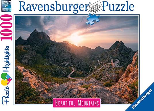 Ravensburger - Puzzle Sierra de Tramuntana, Indonesia, Collezione Beautiful Mountains, 1000 Pezzi, Puzzle Adulti - 2