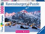 Ravensburger - Puzzle Oberland Bernese, Svizzera, Collezione Beautiful Mountains, 1000 Pezzi, Puzzle Adulti