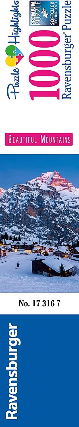 Ravensburger - Puzzle Oberland Bernese, Svizzera, Collezione Beautiful Mountains, 1000 Pezzi, Puzzle Adulti - 4
