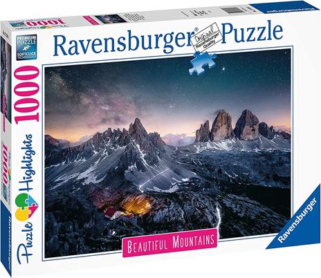 Ravensburger - Puzzle Le Tre Cime di Lavaredo, Collezione Beautiful Mountains, 1000 Pezzi, Puzzle Adulti - 2
