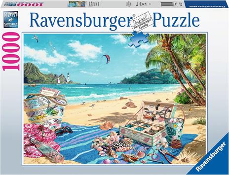 Ravensburger - Puzzle La collezione di conchiglie, 1000 Pezzi, Puzzle Adulti