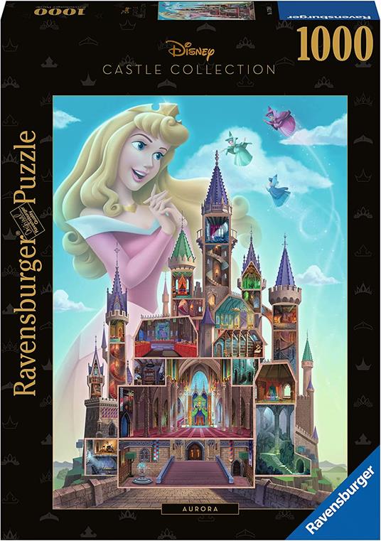 Ravensburger - Puzzle Jasmine - Disney Castles, Collezione Disney Collector's Edition, 1000 Pezzi, Puzzle Adulti - 4