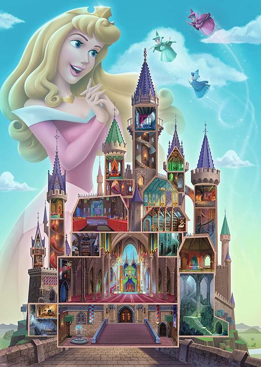 Ravensburger - Puzzle Jasmine - Disney Castles, Collezione Disney Collector's Edition, 1000 Pezzi, Puzzle Adulti - 6