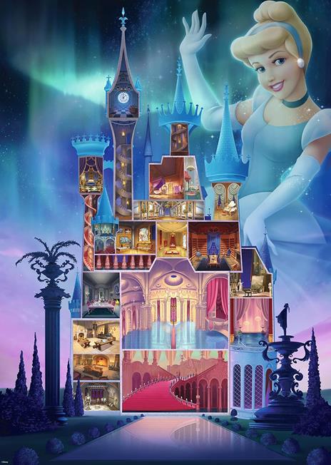 Ravensburger - Puzzle Cenerentola - Disney Castles, Disney, 1000 Pezzi, Puzzle Adulti - 3