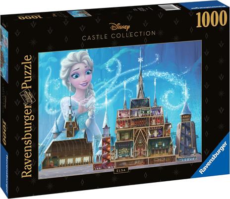 Ravensburger - Puzzle Elsa - Disney Castles, Collezione Disney Collector's Edition, 1000 Pezzi, Puzzle Adulti - 2