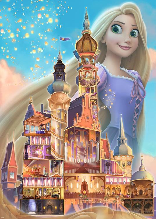 Ravensburger - PuzzleRapunzel - Disney Castles, Collezione Disney Collector's Edition, 1000 Pezzi, Puzzle Adulti - 3