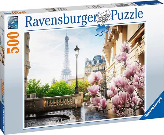 Ravensburger - Puzzle Primavera a Parigi, 500 Pezzi, Puzzle Adulti - 2