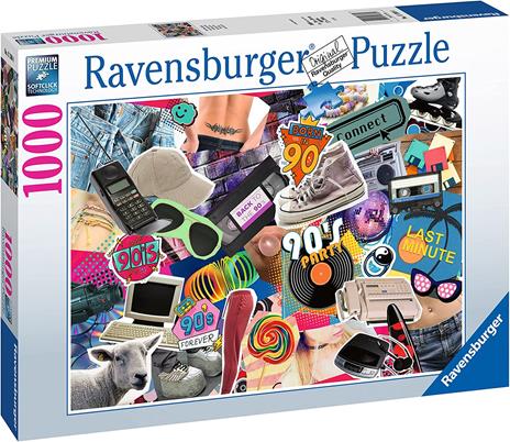 Ravensburger - Puzzle Gli anni 90, 1000 Pezzi, Puzzle Adulti - 2