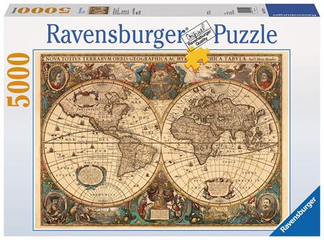 Ravensburger - Puzzle Mappamondo storico, 5000 Pezzi, Puzzle Adulti - 2