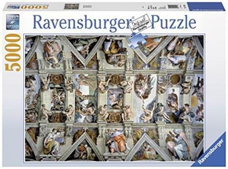 Ravensburger - Puzzle La Cappella Sistina, 5000 Pezzi, Puzzle Adulti - 3