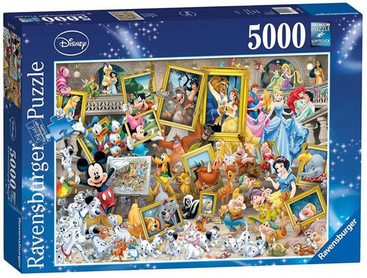 Ravensburger - Puzzle Micky l'artista 5000 Pezzi Puzzle Adulti