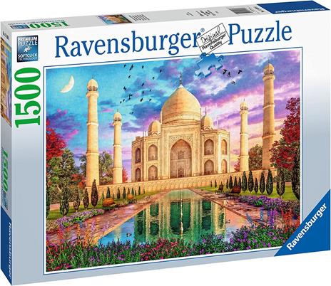 Ravensburger - Puzzle Maestoso Taj Mahal, 1500 Pezzi, Puzzle Adulti - 2