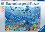 Ravensburger - Puzzle Variopinto mondo subacqueo, 3000 Pezzi, Puzzle Adulti
