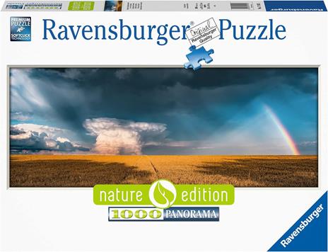 Ravensburger - Puzzle Campi dopo la tempesta, Collezione Lost Places, 1000 Pezzi, Puzzle Adulti