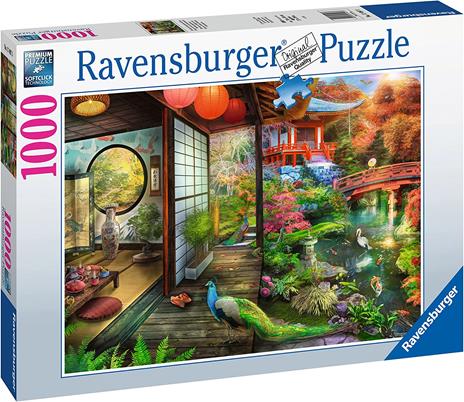 Ravensburger - Puzzle Giardino giapponese, 1000 Pezzi, Puzzle Adulti - 2