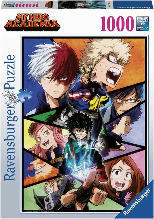 Ravensburger - Puzzle My Hero Academia, 1000 Pezzi, Puzzle Adulti