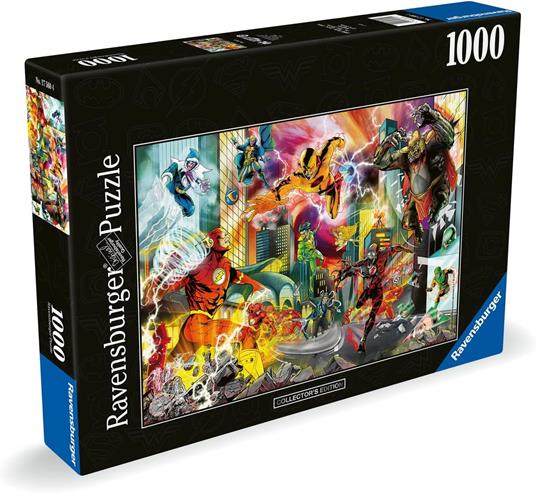 Ravensburger - Puzzle The Flash - Collector's Edition, 1000 Pezzi, Puzzle Adulti - 3