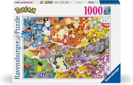 Ravensburger - Puzzle Pokémon, 1000 Pezzi, Puzzle Adulti