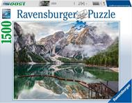 Ravensburger - Puzzle Lago di Braies, 1500 Pezzi, Puzzle Adulti
