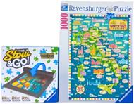 Ravensburger - Puzzle Tour dei vini d'Italia, 1000 Pezzi, Puzzle Adulti