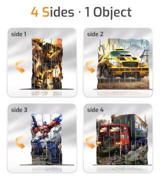 4S Vision. 4S Transformers. Ravensburger 4S Vision Transformers puzzle 3D - 5