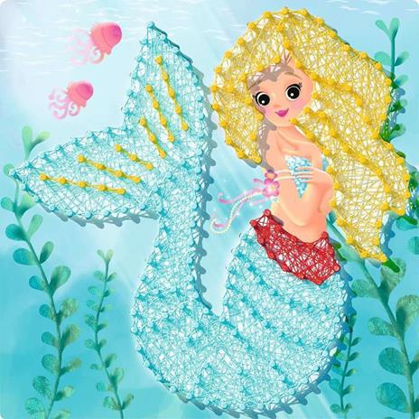 Ravensburger - String it Midi Oceano e Sirena, Gioco Creativo per Bambine e Bambini, Età Raccomandata 7+ - 4