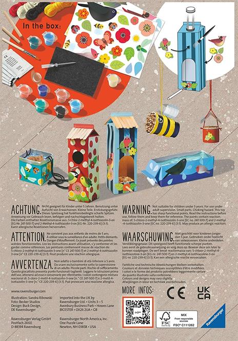 Ravensburger - EcoCreate Midi, Tema Api e Uccelli - 5