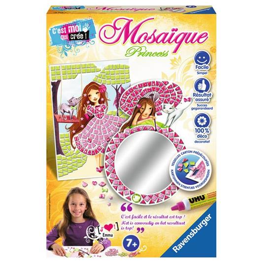 Kit Creativo Crea Un Mosaico Mini Principesse