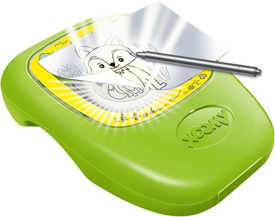 Ravensburger - Xoomi Midi Magical Universe, Tavolo da Disegno Portatile con Proiettore Luminoso, 30 Motivi Illustrati - 3